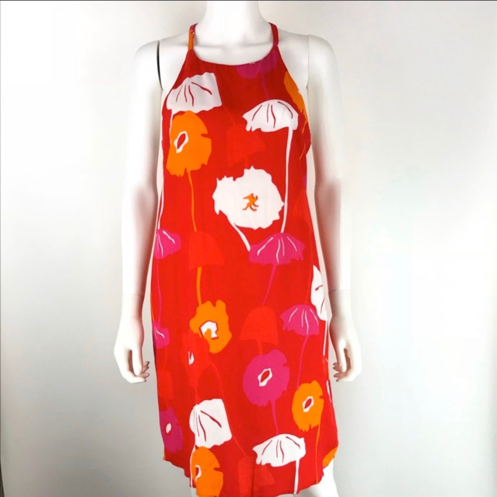 Escapada Short Britt Dress Poppy Floral Hula Girl